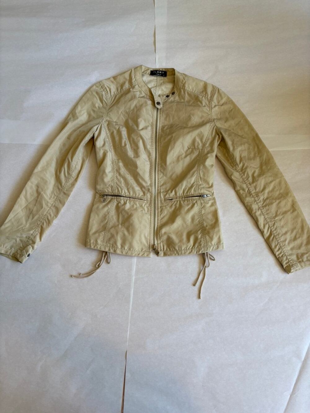 Italian Beige Western Jacket Size S Vintage Euro